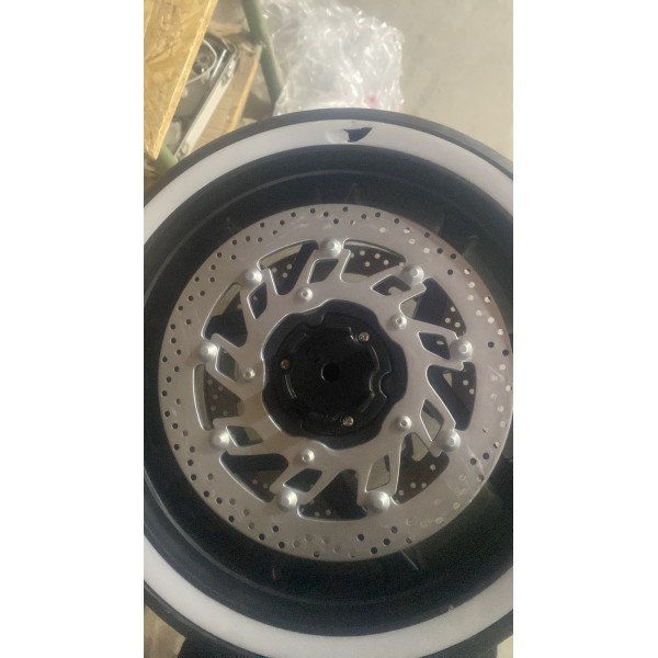 Εκθεσιακη Ηλεκτροκίνητη παιδική μηχανή licensed BMW RR1000 12V σε λευκό