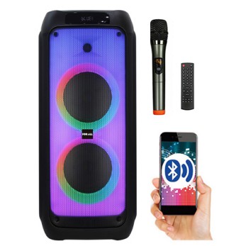 Σύστημα Karaoke FOR ALL ηχείο επαναφορτιζόμενο 40W με ασύρματο μικρόφωνο λειτουργεία ράδιο και μπαταρία 7.4v5000ah FG208-13 Σύστημα Karaoke FOR ALL ηχείο επαναφορτιζόμενο 40W με ασύρματο μικρόφωνο λειτουργεία ράδιο και μπαταρία 7.4v5000ah FG208-13