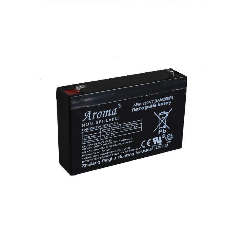  Lead Battery 6V7AH 