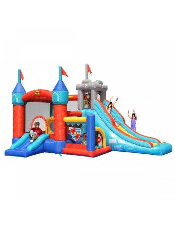 13 in 1 Happy Hop Inflatable Tramboline with Slide and Ball Pool Bouncy Castle 9021