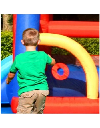 13 in 1 Happy Hop Inflatable Tramboline with Slide and Ball Pool Bouncy Castle 9021