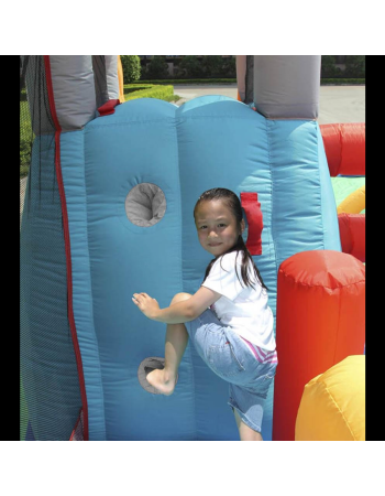 13 in 1 Happy Hop Inflatable Tramboline with Slide and Ball Pool Bouncy Castle 9021