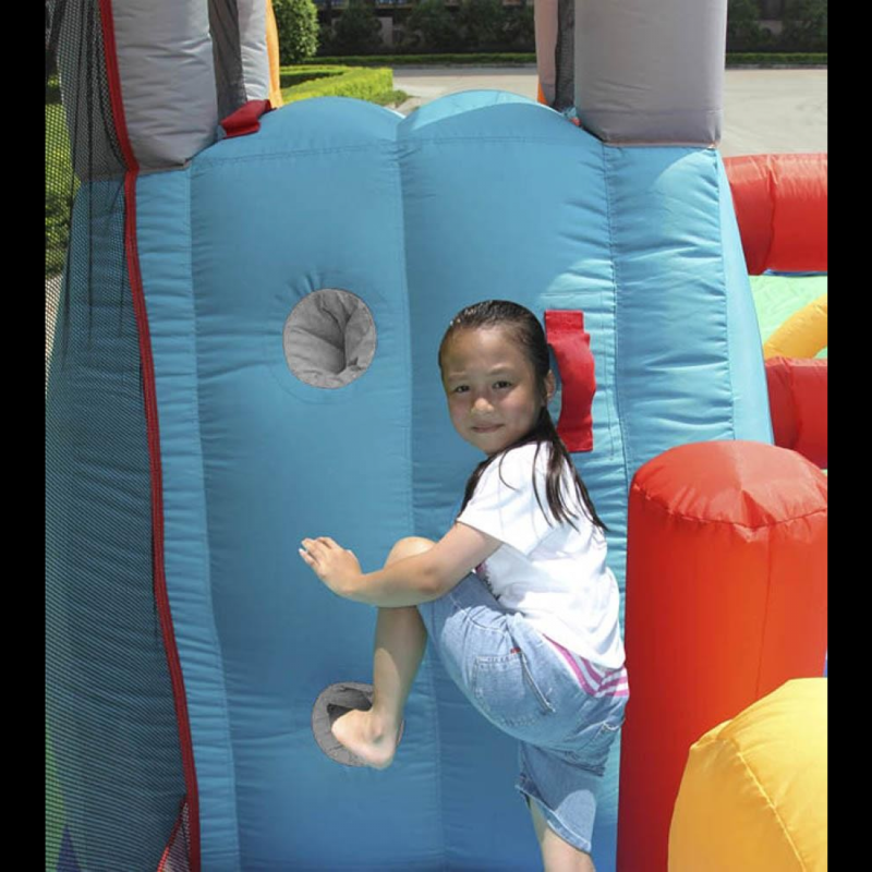 13 in 1 Happy Hop Inflatable Tramboline with Slide and Ball Pool Bouncy Castle 9021 13 in 1 Happy Hop Inflatable Tramboline with Slide and Ball Pool Bouncy Castle 9021