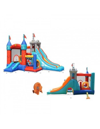 13 in 1 Happy Hop Inflatable Tramboline with Slide and Ball Pool Bouncy Castle 9021