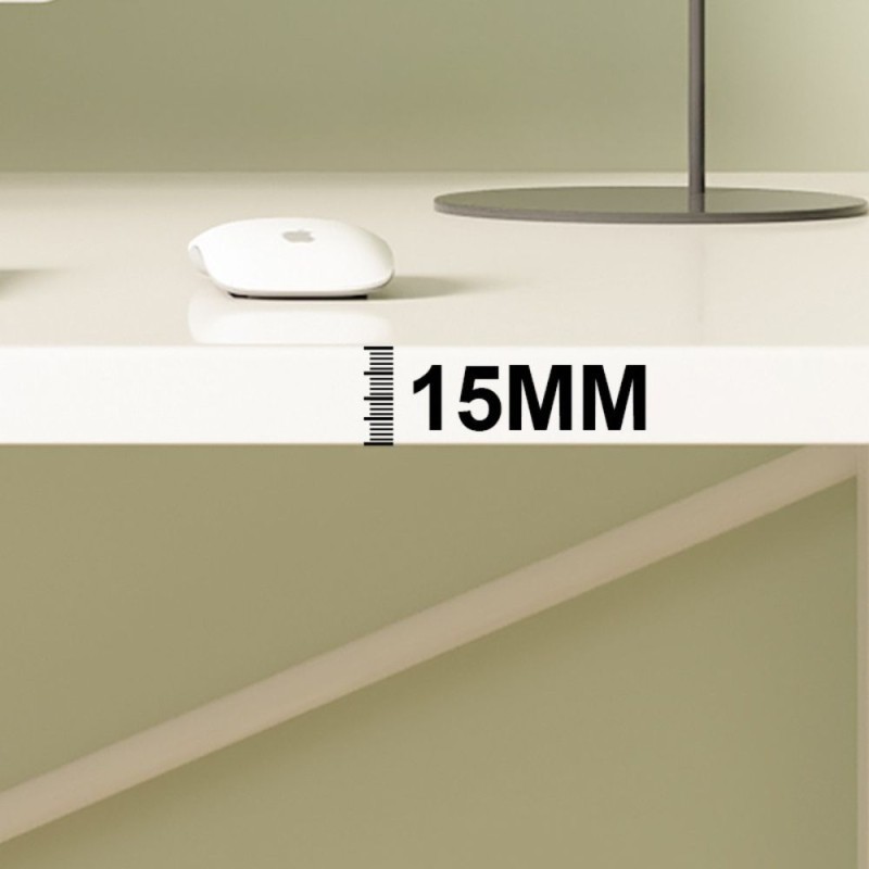 Κομψό Γραφείο με Πλαϊνή Ραφιέρα – Λευκό  Μίνιμαλ Design 120x42x75cm