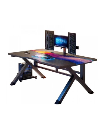 Γραφείο Gaming με Μεταλλικά Πόδια 120x60x75 – Σταθερό και Μοντέρνο