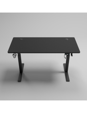 Ηλεκτρικό Γραφείο Gaming – Ρυθμιζόμενο Ύψος με Μοτέρ Μαύρο 120 x 60 cm Y201