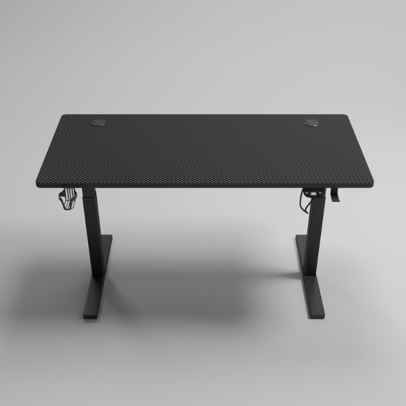 Ηλεκτρικό Γραφείο Gaming – Ρυθμιζόμενο Ύψος με Μοτέρ Μαύρο 120 x 60 cm Y201