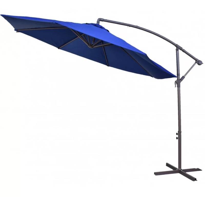 Επαγγελματική ομπρέλα αλουμινίου πλαϊνού ιστού με διάμετρο 300cm – ΜΠΛΕ