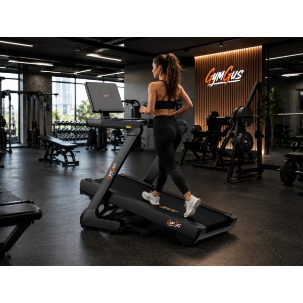 Επαγγελματικός διάδρομος γυμναστικής GymGus 4HP με ανάκληση έως 12 μοίρες και μέγιστη ταχύτητα 20km/h