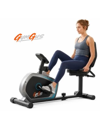Μαγνητικό Καθιστό Ποδήλατο Γυμναστικής GymGus με οθόνη και μετρητή ταχύτητας απόστασης και θερμίδων καρδιακών παλμών