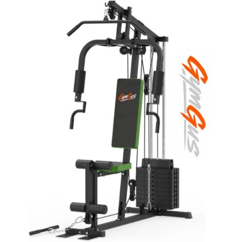 GymGus Πολυόργανο γυμναστικής με ενσωματωμένα βάρη 46 κιλά