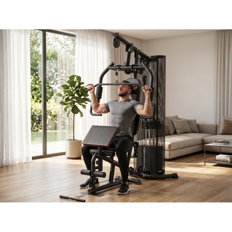 GymGus Πολυόργανο γυμναστικής με ενσωματωμένα βάρη 47 κιλά