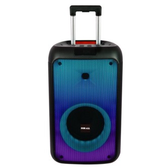 Σύστημα Karaoke FOR ALL ηχείο επαναφορτιζόμενο 60W με ασύρματο μικρόφωνο λειτουργεία ράδιο και μπαταρία 12v5.5ah FG108-05