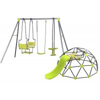 Set Multiplay swing and Plum Large Climbing Dome 