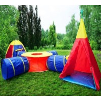 Παιδικός Παιδότοπος Παιχνιδιού Adventure Tunnel Playset 7 σε 1 Παιδική Σκηνή - Τούνελ