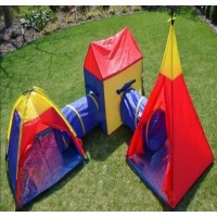 Παιδικός Παιδότοπος Παιχνιδιού Giant Playtent Set 5 σε 1 Παιδική Σκηνή - Ινδιάνικη - Igloo - Σπιτάκι - Τούνελ