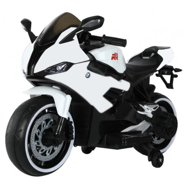 Ηλεκτροκίνητη παιδική μηχανή licensed BMW RR1000 12V σε λευκό Ηλεκτροκίνητη παιδική μηχανή licensed BMW RR1000 12V σε λευκό