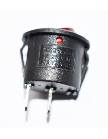 Διακόπτης για ενεργοποίηση φώτων 6A 250V 10A 125V με δύο υποδοχές