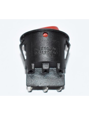 Διακόπτης Εμπρός/Πίσω 6A 250V 10A125V με τρεις υποδοχές