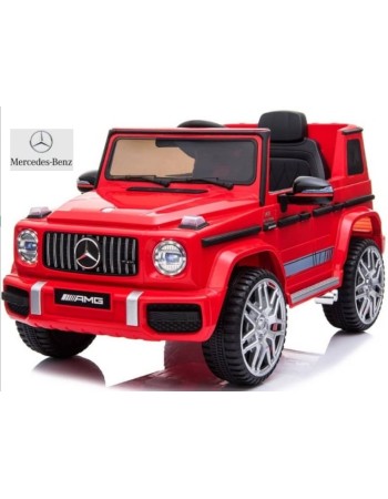 Ηλεκτρικό παιδικό αυτοκίνητο Mercedes benz G63 AMG Πρωτότυπο με MP3 12V κόκκινο BJ0002-R