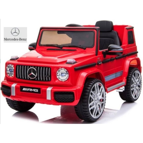 Ηλεκτρικό παιδικό αυτοκίνητο Mercedes benz G63 AMG Πρωτότυπο με MP3 12V κόκκινο BJ0002-R