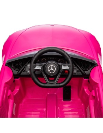 Ηλεκτροκίνητο Παιδικό Αυτοκίνητο Licensed Mercedes Benz CLS 35 12v σε Ροζ χρώμα