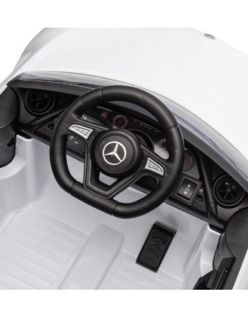 Ηλεκτροκίνητο Παιδικό Αυτοκίνητο Licensed Mercedes Benz CLS 35 12v σε λευκό χρώμα