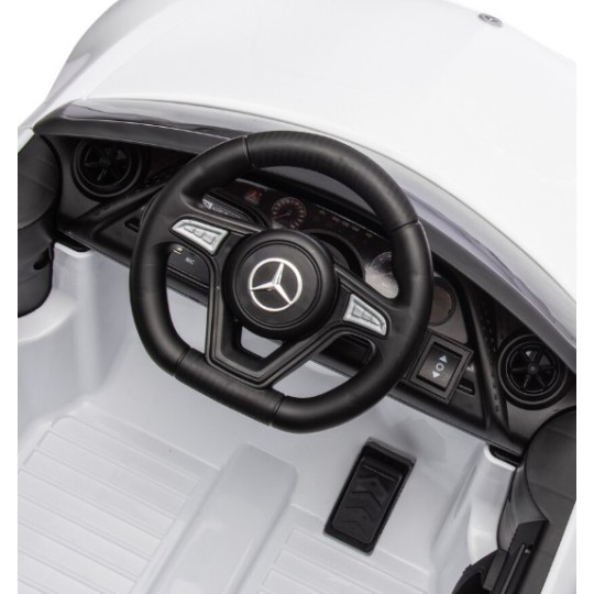 Ηλεκτροκίνητο Παιδικό Αυτοκίνητο Licensed Mercedes Benz CLS 35 12v σε λευκό χρώμα