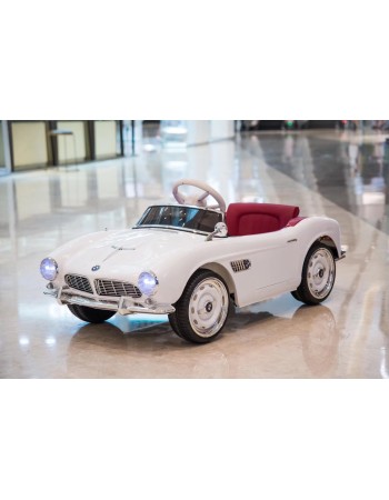 Ηλεκτροκίνητο Παιδικό Αυτοκίνητο Licensed BMW 507 Classic Vintage 12V Λευκό 