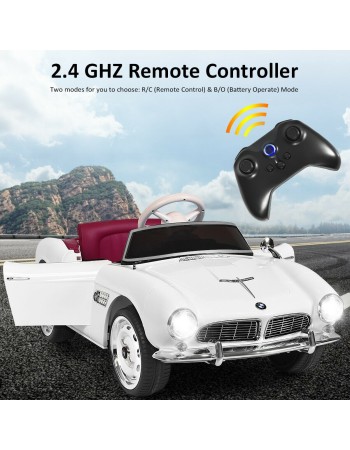 Ηλεκτροκίνητο Παιδικό Αυτοκίνητο Licensed BMW 507 Classic Vintage 12V Λευκό  Ηλεκτροκίνητο Παιδικό Αυτοκίνητο Licensed BMW 507 Classic Vintage 12V Λευκό