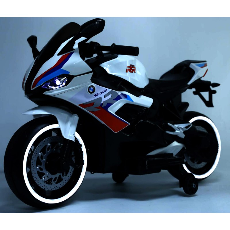 Ηλεκτροκίνητη παιδική μηχανή licensed BMW RR1000 12V σε λευκό Ηλεκτροκίνητη παιδική μηχανή licensed BMW RR1000 12V σε λευκό