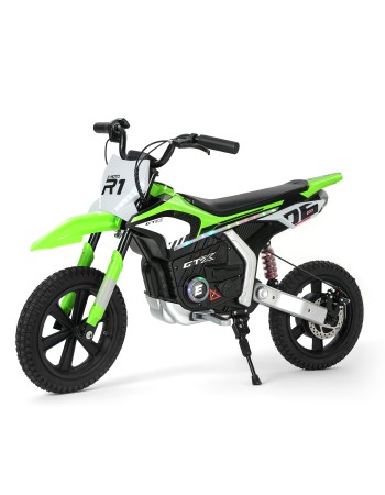Ηλεκτροκίνητη παιδική μηχανή 24V  με μοτέρ 300W brushless σε πράσινο χρώμα