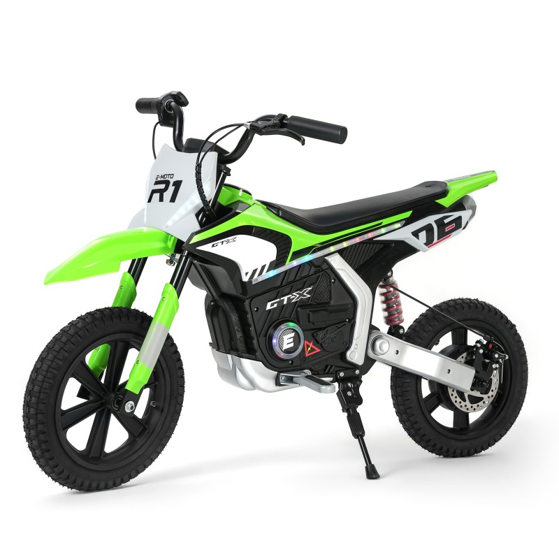 Ηλεκτροκίνητη παιδική μηχανή 24V  με μοτέρ 300W brushless σε πράσινο χρώμα