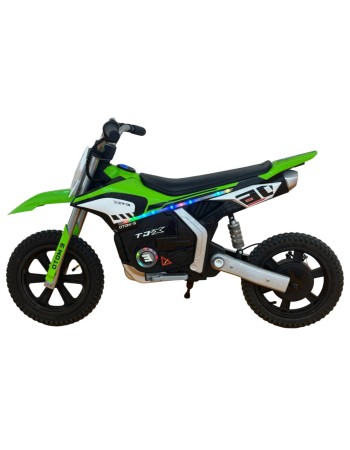 Ηλεκτροκίνητη παιδική μηχανή 24V  με μοτέρ 300W brushless σε πράσινο χρώμα