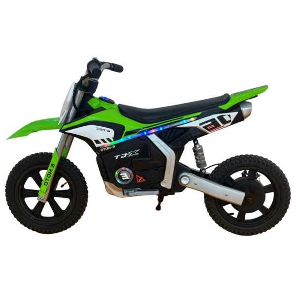 Ηλεκτροκίνητη παιδική μηχανή 24V  με μοτέρ 300W brushless σε πράσινο χρώμα