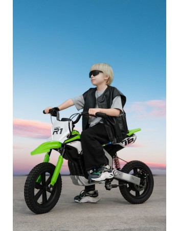 Ηλεκτροκίνητη παιδική μηχανή 24V  με μοτέρ 300W brushless σε πράσινο χρώμα