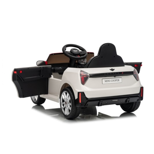 Ηλεκτροκίνητο παιδικό αυτοκίνητο Licensed Mini Cooper S 12V λευκό