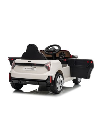 Ηλεκτροκίνητο παιδικό αυτοκίνητο Licensed Mini Cooper S 12V λευκό
