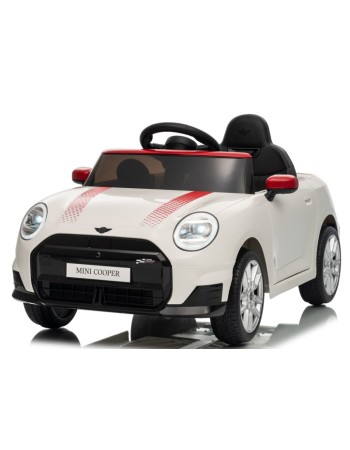Ηλεκτροκίνητο παιδικό αυτοκίνητο Licensed Mini Cooper S 12V λευκό