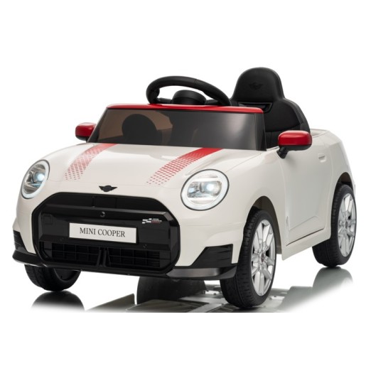 Ηλεκτροκίνητο παιδικό αυτοκίνητο Licensed Mini Cooper S 12V λευκό