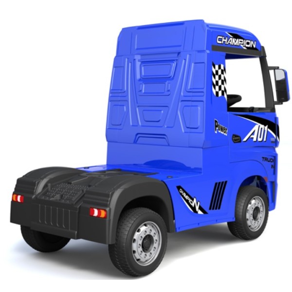 Ηλεκτροκίνητο Παιδικό Φορτηγό Mercedes Benz Actros Licensed 12V με Δερμάτινο Κάθισμα και Λάστιχα Τύπου Αυτοκινήτου Μπλε Ηλεκτροκίνητο Παιδικό Φορτηγό Mercedes Benz Actros Licensed 12V με Δερμάτινο Κάθισμα και Λάστιχα Τύπου Αυτοκινήτου Μπλε