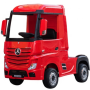 Ηλεκτροκίνητο Παιδικό Φορτηγό Mercedes Benz Actros Licensed 12V με Δερμάτινο Κάθισμα και Λάστιχα Τύπου Αυτοκινήτου σε Κόκκινο χρώμα