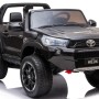 Ηλεκτροκίνητο Διθέσιο Παιδικό Αυτοκίνητο Licensed Toyota Hilux 12V Μαύρο