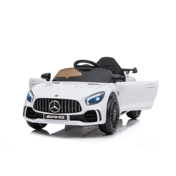 Kid Electric Car Licensed Mercedes Benz AMG 12v in White  Color 