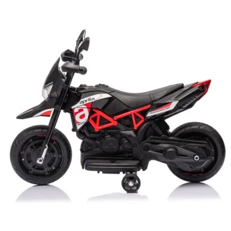Ηλεκτροκίνητη παιδική μηχανή Licensed Aprilia Dorsoduro 900 6V σε Μαύρο - Κόκκινο Χρώμα 