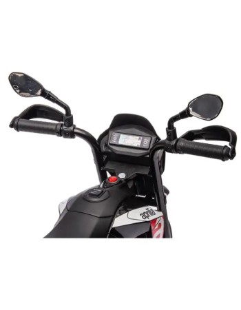 Ηλεκτροκίνητη παιδική μηχανή Licensed Aprilia Dorsoduro 900 6V σε Μαύρο - Κόκκινο Χρώμα 
