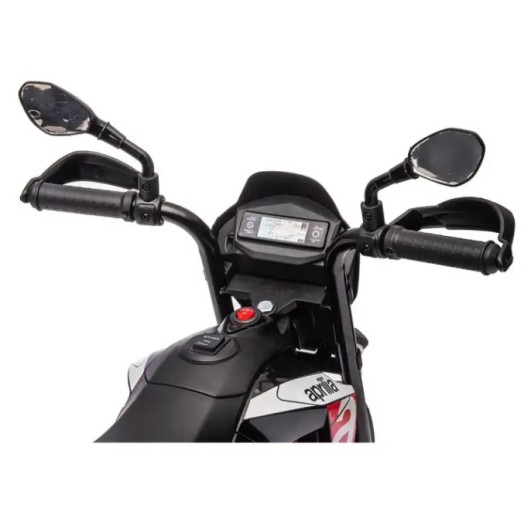 Ηλεκτροκίνητη παιδική μηχανή Licensed Aprilia Dorsoduro 900 6V σε Μαύρο - Κόκκινο Χρώμα 