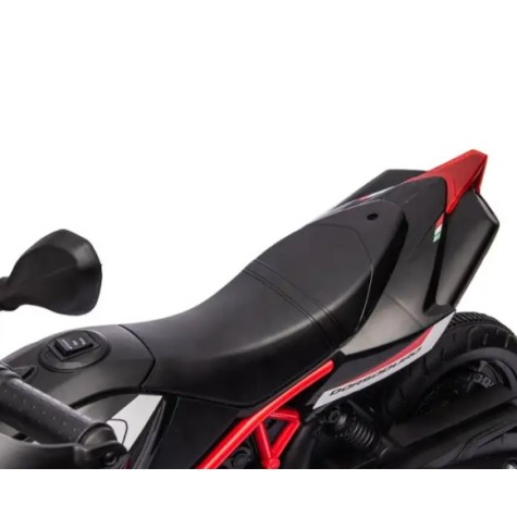 Ηλεκτροκίνητη παιδική μηχανή Licensed Aprilia Dorsoduro 900 6V σε Μαύρο - Κόκκινο Χρώμα 