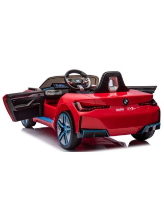 Ηλεκτροκίνητο Παιδικό Αυτοκίνητο Licensed BMW I4 12v κόκκινο
